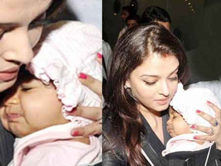 ઐશ્વર્યા રાય અને તેમની પુત્રી આરાધ્યા