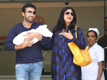 શિલ્પા શેટ્ટી અને તેમનો પુત્ર વિયાન