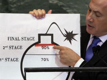 ઇઝરાયેલના વડાપ્રધાન કાર્ટૂનબોમ્બથી પડ્યા અચંબામાં