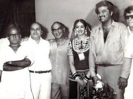 બૉની કપૂર અને શ્રીદેવી સાથે