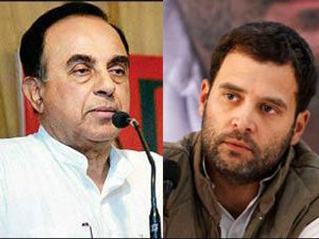 સ્વામીએ રાહુલને કોર્ટમાં લડવા ફેંક્યો પડકાર