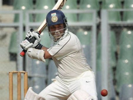 રણજી ટ્રોફીમાં સચિનની શાનદાર સદી