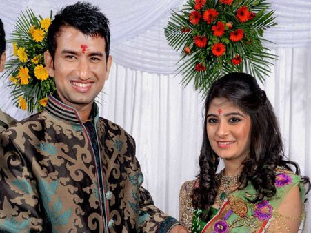 સૌરાષ્ટ્રના યુવા ક્રિકેટર ચેતેશ્વર પુજારાની સગાઇ