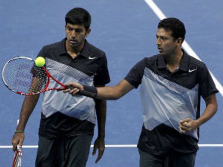 વર્લ્ડ ટૂર ફાઇનલ્સ: ભૂપતિ-બોપન્નાનો ફાઇનલમાં પરાજય