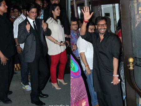 pics:અજય-શાહરુખ બન્યાં રોહિતના મહેમાન