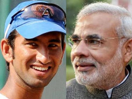 મોદીએ શાનદાર પરફોર્મન્સ માટે પૂજારાને અભિનંદન પાઠવ્યા