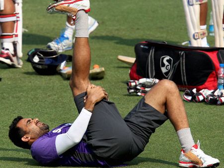 પ્રેક્ટિસ સેશનમાં ઝહીર