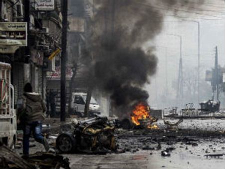 સીરિયાઃ હવાઇ હુમલામાં 60થી વધુ લોકોના મોત