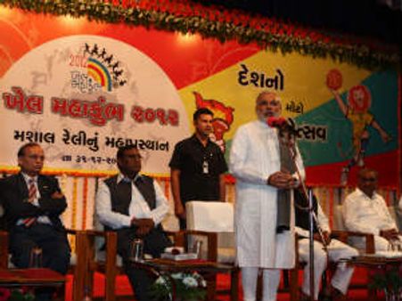 ગુજરાત નવી રમત નીતિ બનાવશે : નરેન્દ્ર મોદી