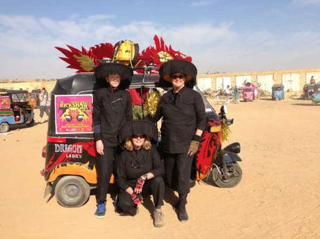 ગાંધીનગર આવી પહોંચેલી ડ્રેગન લેડીઝનો સંદેશ : સૌને માટે સ્વચ્છ પાણી