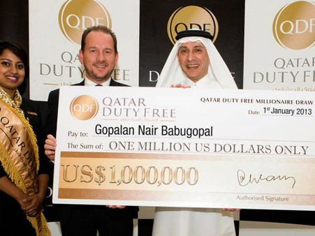 કતારમાં ભારતીયને લાગ્યું 10 લાખ ડોલરનું ઇનામ