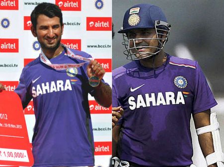 ઇગ્લેંડ વનડે સીરીઝ : પુજારાનો સમાવેશ, સહેવાગ બહાર