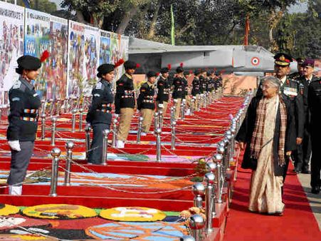 54મા ગણતંત્ર દિવસ પરેડની તૈયારીઓ...
