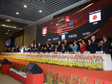 વાઇબ્રન્ટ ગુજરાત ગ્લોબલ સમિટ 2013નું ઉદઘાટન સમારંભ વાઇબ્રન્ટ ગુજરાત ગ્લોબલ સમિટ 2013નું ઉદઘાટન સમારંભ