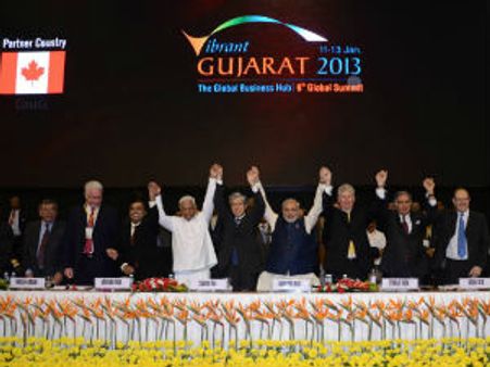 વાઇબ્રન્ટમાં મોદીને સ્ટેન્ડઅપ ઓવેશન અપાયું