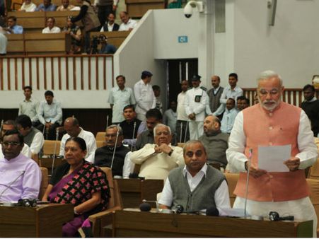 ગુજ.વિધાનસભાનું પ્રથમ સત્ર અને નવા અધ્યક્ષની વરણી