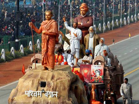 તસવીરી ઝલક : ગણતંત્ર દિવસ માટે ફૂલ ડ્રેસ રિહર્સલ