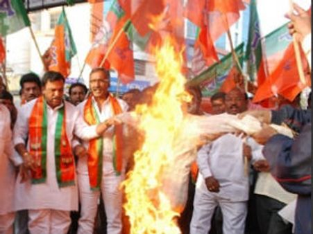 શિંદેના બયાન વિરૂદ્ધ બબાલ: આજે BJPનું વિરોધ પ્રદર્શન