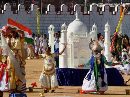 દિલ્હી ખાતે 64માં પ્રજાસત્તાક દિનની ઉજવણી દિલ્હી ખાતે 64માં પ્રજાસત્તાક દિનની ઉજવણી