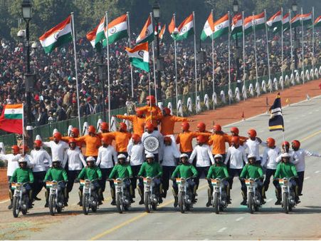 દિલ્હી ખાતે 64માં પ્રજાસત્તાક દિનની ઉજવણી દિલ્હી ખાતે 64માં પ્રજાસત્તાક દિનની ઉજવણી