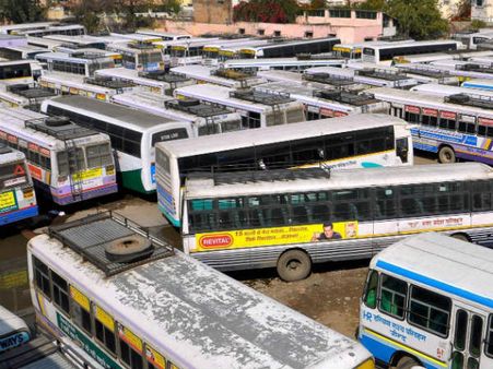 UP,MP ગુજરાતમાં હડતાલની વ્યાપક અસર