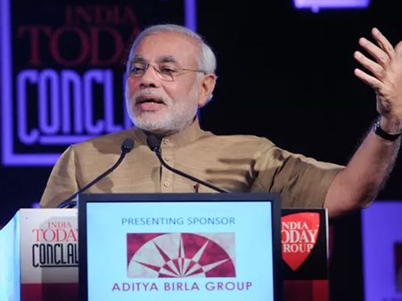 ઇન્ડિયા ટૂડે કોનક્લેવમાં નરેન્દ્ર મોદી