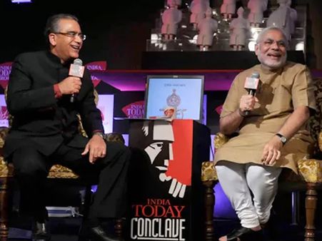 ઇન્ડિયા ટૂડે કોનક્લેવમાં નરેન્દ્ર મોદી