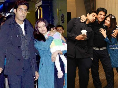 Pics : ઐશ, અભિષેક અને આરાધ્યા પહોંચ્યાં વૅનકુવર