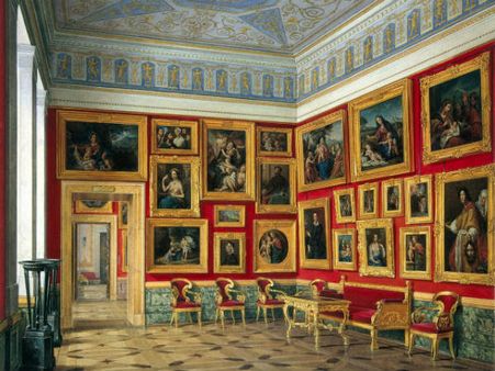 Pictures of world famous The Hermitage Musium of Russia