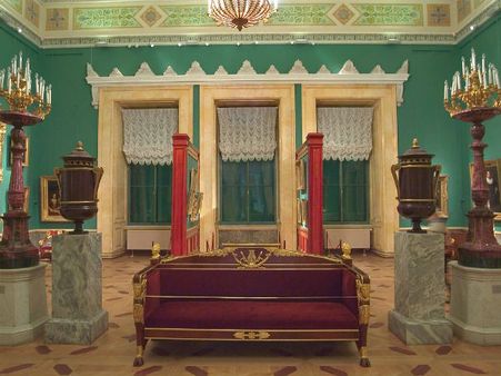 Pictures of world famous The Hermitage Musium of Russia