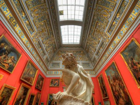 Pictures of world famous The Hermitage Musium of Russia