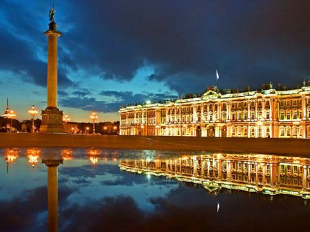 Pictures of world famous The Hermitage Musium of Russia