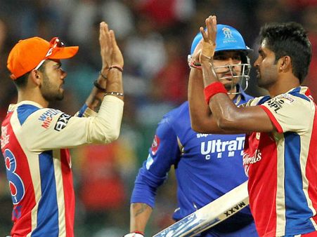 રાજસ્થાનને રોંદી બેંગ્લોર પહોંચ્યુ ટોપ પર