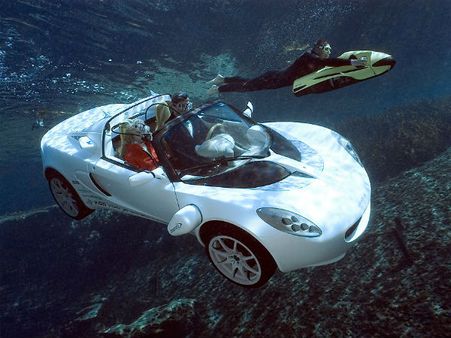 પાણીની અંદર સ્પીડની રાણી છે આ કાર