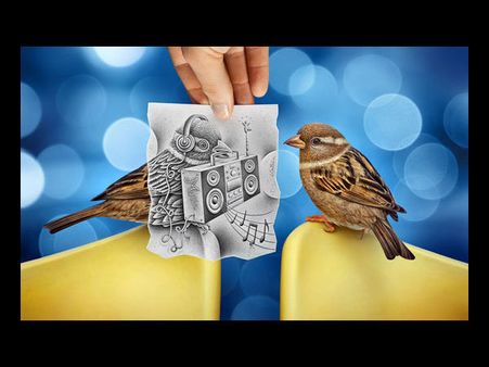 કેમરાની તસવીરોમાં અદભૂત પેન્સિલ સ્કેચનો કમાલ!