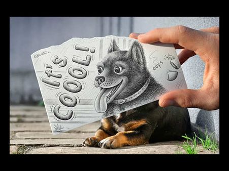 કેમરાની તસવીરોમાં અદભૂત પેન્સિલ સ્કેચનો કમાલ!