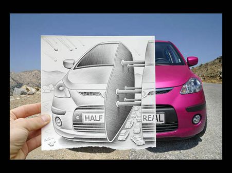 કેમરાની તસવીરોમાં અદભૂત પેન્સિલ સ્કેચનો કમાલ!