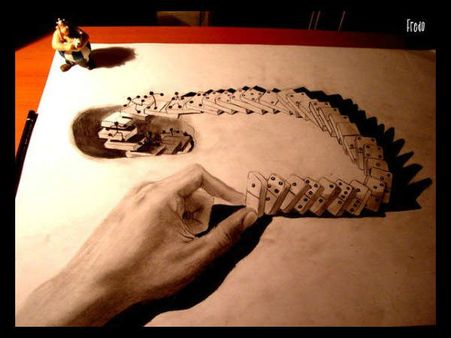 ક્યારેય પેપર પર બનાવી છે થ્રીડી પેન્ટિંગ