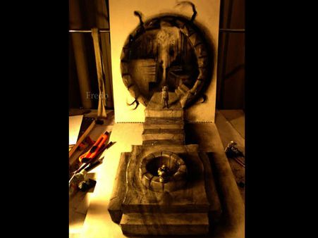 ક્યારેય પેપર પર બનાવી છે થ્રીડી પેન્ટિંગ