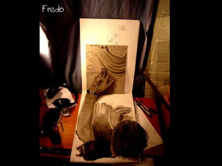 ક્યારેય પેપર પર બનાવી છે થ્રીડી પેન્ટિંગ