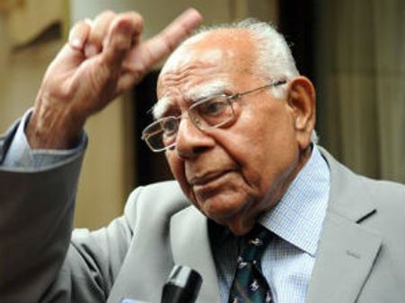 રામ જેઠમલાણીની ભાજપમાંથી હકાલપટ્ટી કરવામાં આવી શકે છે: સૂત્ર