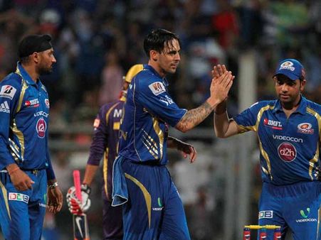 Mumbai Indians defeated to Kolkata Knight Riders