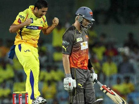 Chennai super kings defeats to Sunrises Hyderabad