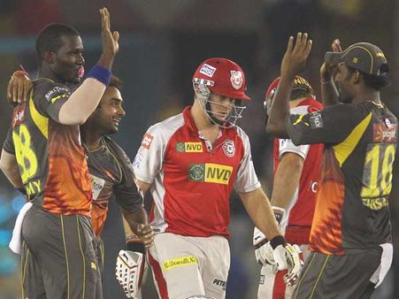 Sunrises Hyderabad defeated to Kings Eleven Punjab