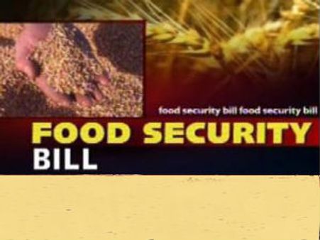 ખાદ્ય સુરક્ષા ખરડો : વિશેષ સત્ર બોલાવવામાં આવશે