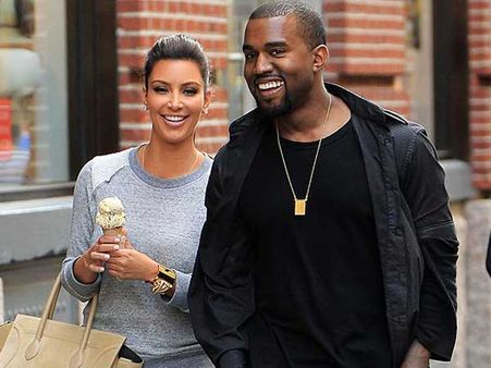 કૅન્યે-કિમની તસવીરો