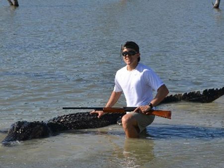  14 ફૂટ લાંબો વિશાળકાય મગર