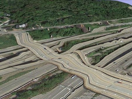 ગુગલ અર્થથી લેવામાં આવેલી ધરતીની કેટલીક તસવીરો