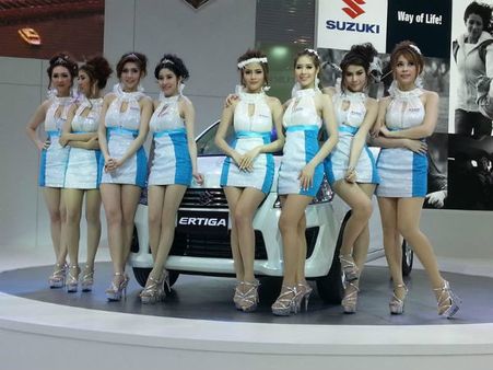 હોટ બેન્સની હાજરી, બેન્કોક મોટર શો બન્યો વધુ હોટ