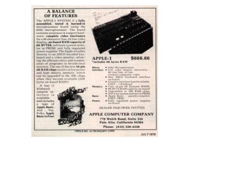 ગેરેજમાં બનાવવામાં આવેલા એપલનું પ્રથમ પીસી 3 કરોડમાં વેંચાયુ